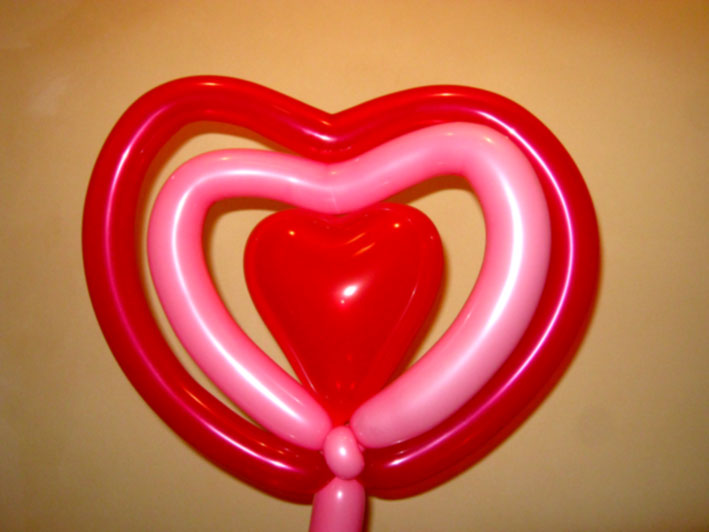 balloon heart balloon model balloon modeller random mike